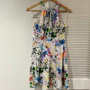 Express Floral Multi Color Dress Size 4